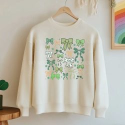 Alternative view of Lucky Bow Grid DTF Transfer