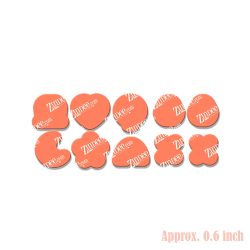 Lucky Marshmallow .6 inch (shaker filler) NO HOLE (10 pack)