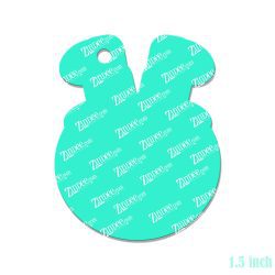 Alternative view of Pot Of Gold Legs Acrylic Blank- Sticker- UV DTF (1.5 inch)