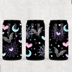 Bat Web UV DTF Can Wrap