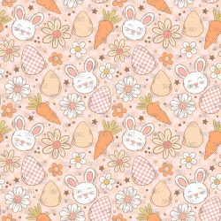 Bunny Retro seamless (vinyl)