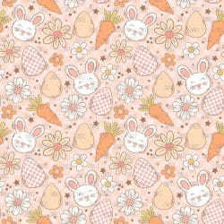 Bunny Retro seamless (vinyl)