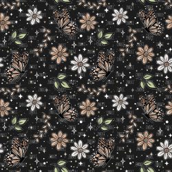 Butterflies And Florals seamless (vinyl)