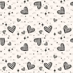 Checker Love seamless (vinyl)