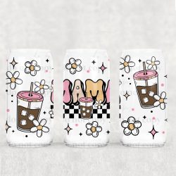 Checker Mama UV DTF Can Wrap