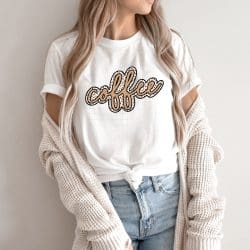 Coffee Cursive DTF Transfer