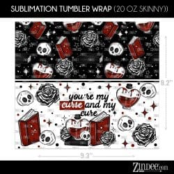 Curse And Cure (Sublimation Wrap) 20 oz Skinny - Image 2