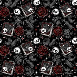 Dark Books seamless (vinyl)