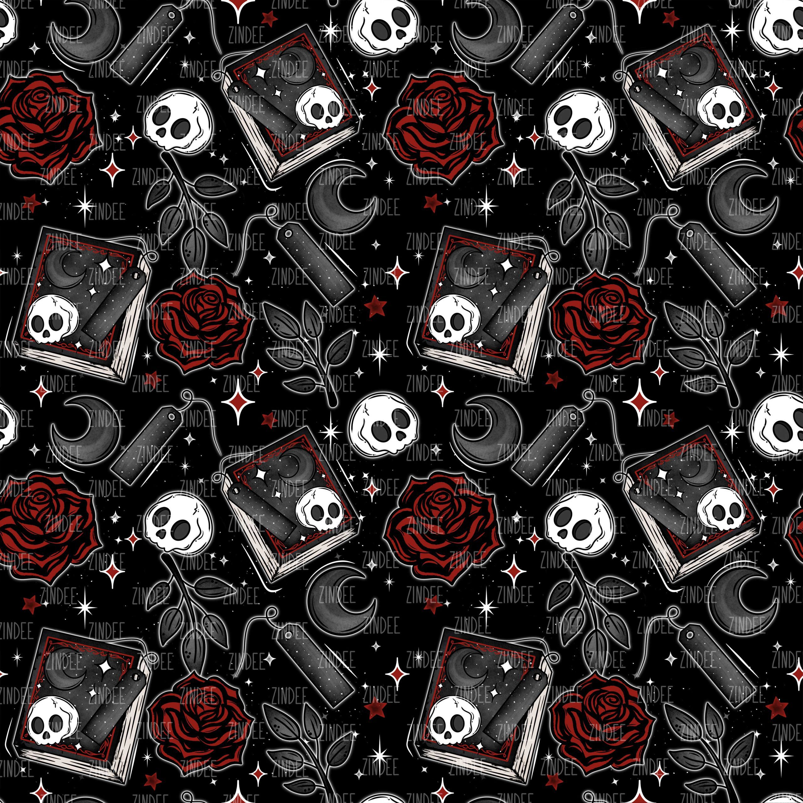 Dark Books seamless (vinyl)