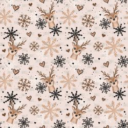 Deer Hearts seamless (vinyl)