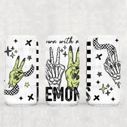 Down With The Demons UV DTF Can Wrap