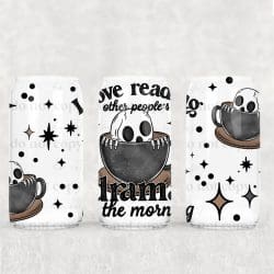 Drama Skull UV DTF Can Wrap