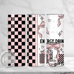 Energy Drink Girly (Sublimation Wrap) 20 oz Skinny