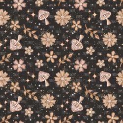 Floral Mushrooms seamless (vinyl)