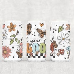 Let Your Soul Bloom UV DTF Can Wrap