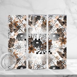 Live Free (Sublimation Wrap) 20 oz Skinny