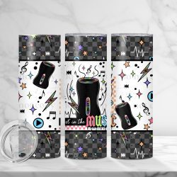 Lost In The Music (Sublimation Wrap) 20 oz Skinny