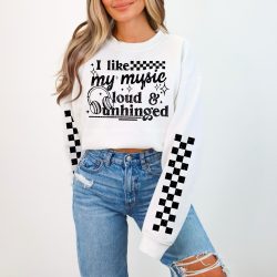 Loud And Unhinged DTF Transfer (w/optional sleeve design)