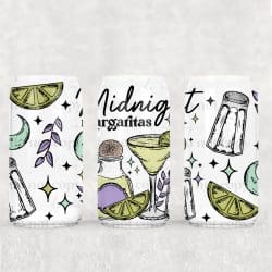 Midnight Margaritas UV DTF Can Wrap