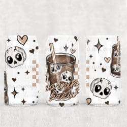 Morning Brew Skellie UV DTF Can Wrap