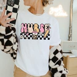 Nurse Iced Coffee DTF Transfer