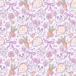 Pastel Bunny seamless (vinyl)