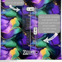 Alternative view of Pen Wrap Template