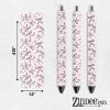 Pink Bow Hearts VINYL Pen Wrap