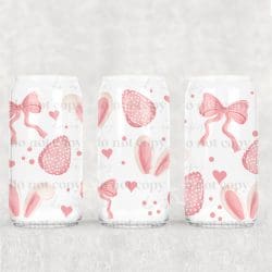 Pink Easter UV DTF Can Wrap