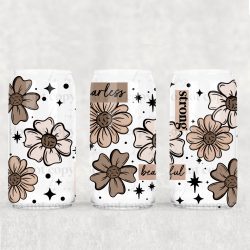 Positive Florals UV DTF Can Wrap