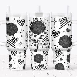 Rise From The Ashes UV DTF Tumbler Wrap 40oz