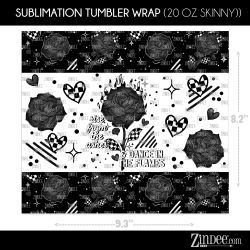 Alternative view of Rise From The Ashes (Sublimation Wrap) 20 oz Skinny