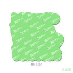 Run With Scissors Acrylic Blank- Sticker- UV DTF (2 inch) NO HOLE