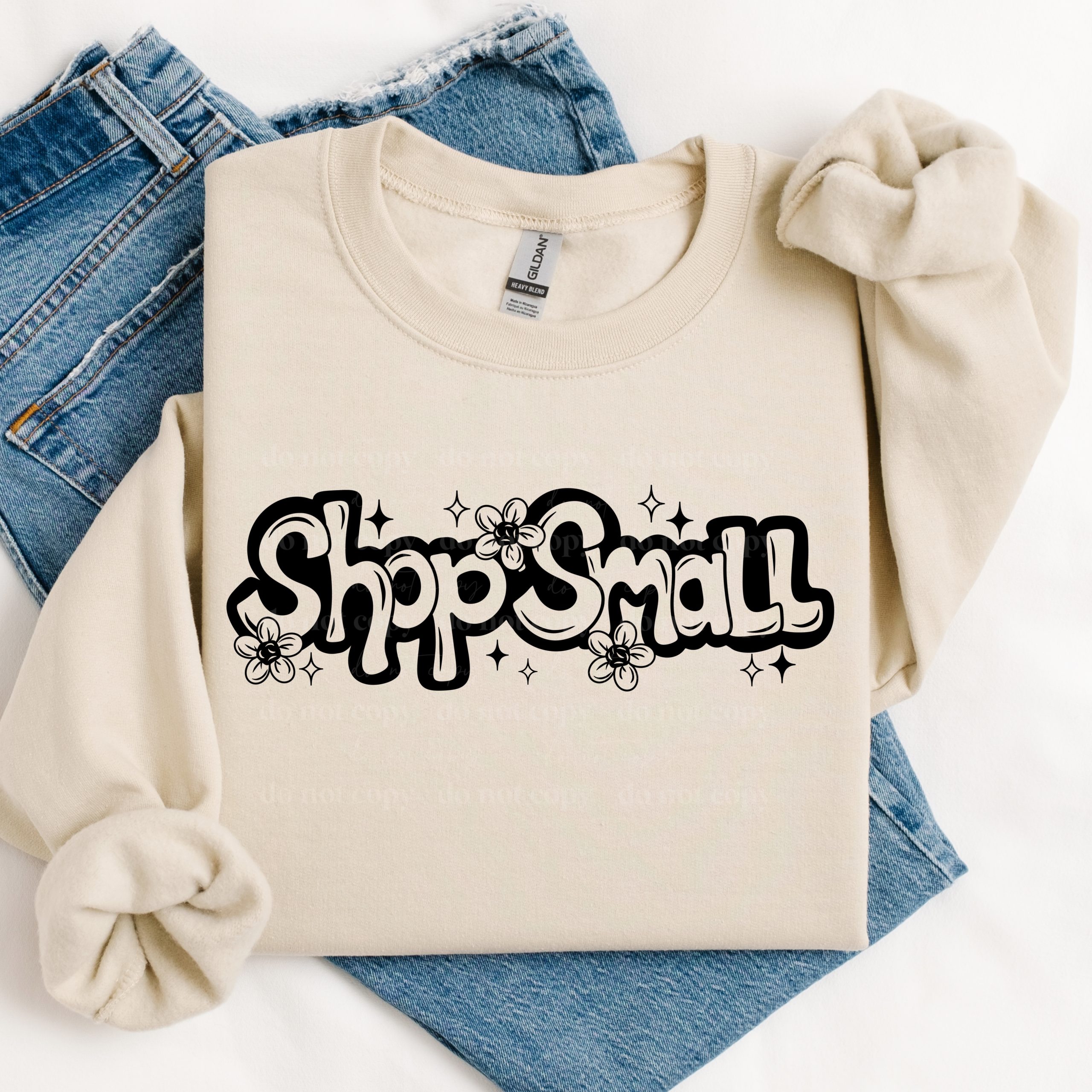 Shop Small Floral DTF Transfer