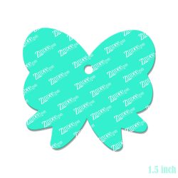 Alternative view of Simple Bow Acrylic Blank- Sticker- UV DTF (1.5 inch)