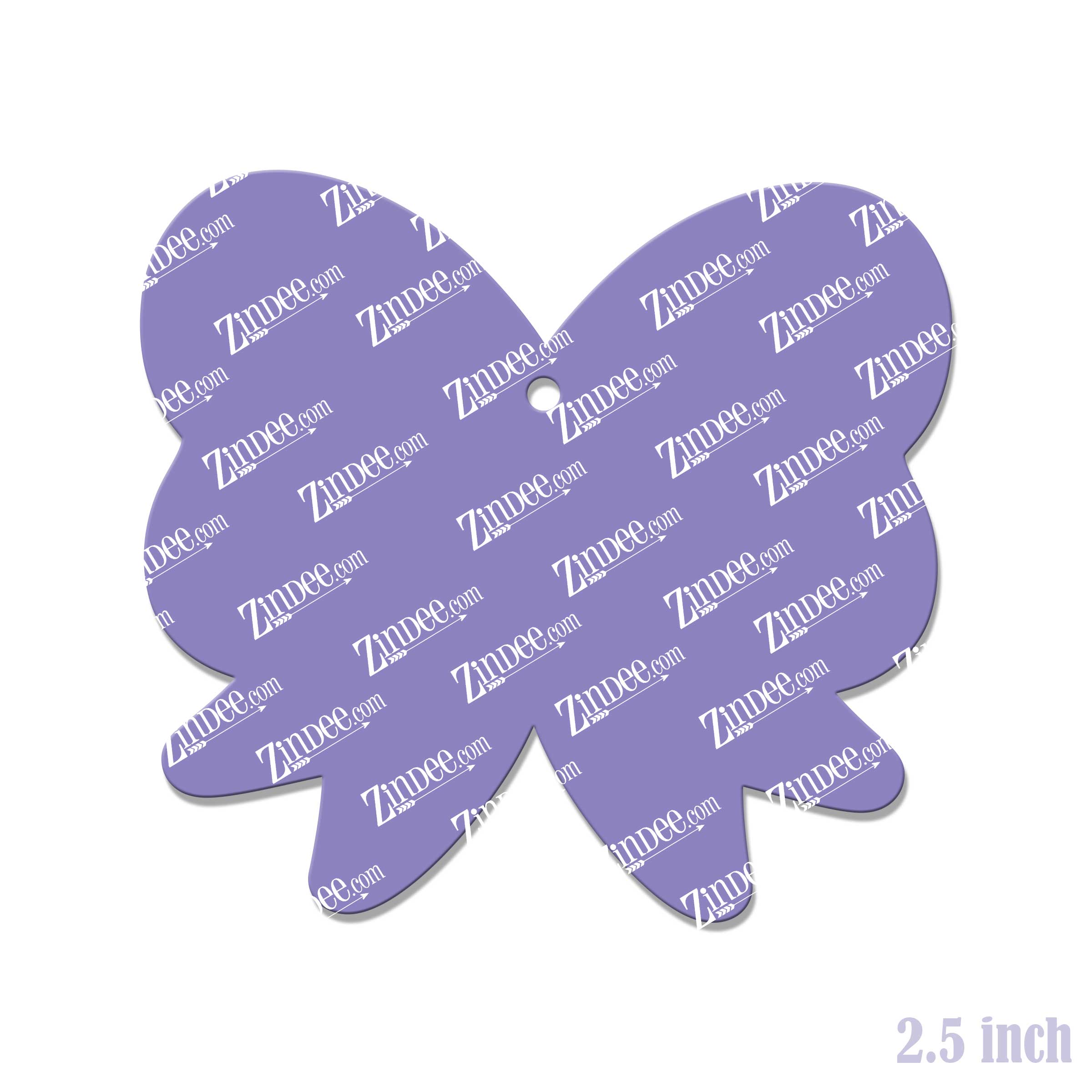Simple Bow Acrylic Blank- Sticker- UV DTF (2.5 inch) - Image 2