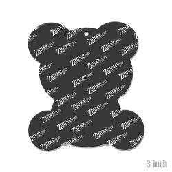 Alternative view of Sitting Panda Acrylic Blank- Sticker- UV DTF (3 inch)