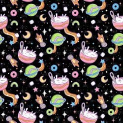 Space Cereal Black seamless (vinyl)