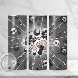 Spooky Love Shrooms (Sublimation Wrap) 20 oz Skinny