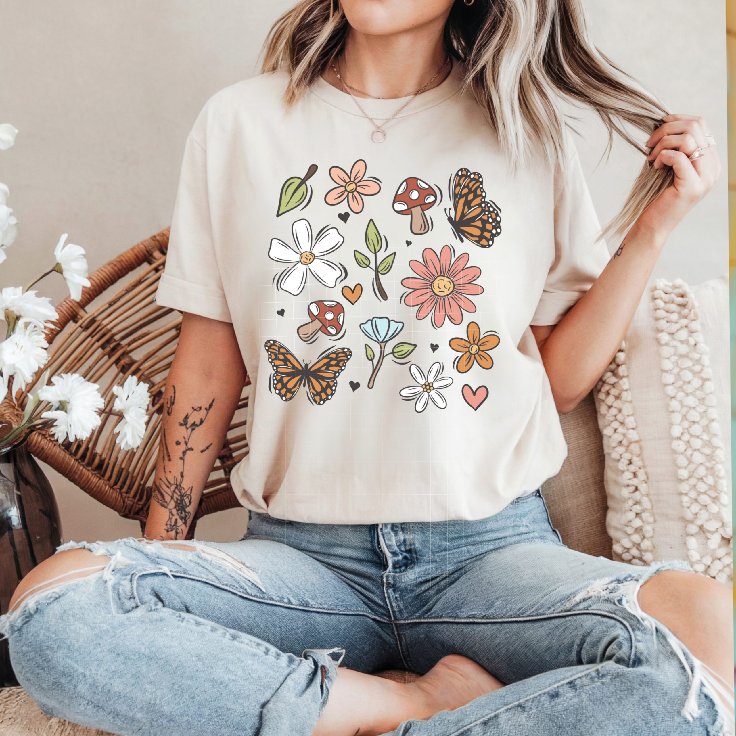 Spring Collage DTF Transfer