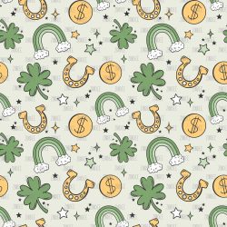 St Patty Lucky seamless (vinyl)