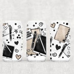 Stationery UV DTF Can Wrap