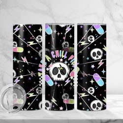 Take A Chill Pill (Sublimation Wrap) 20 oz Skinny