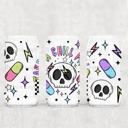 Take A Chill Pill UV DTF Can Wrap
