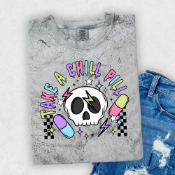 Take A Chill Pill DTF Transfer