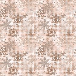 Tan Snowflake seamless (vinyl)