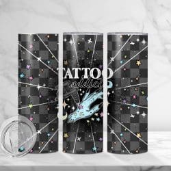 Tattoo Addict (Sublimation Wrap) 20 oz Skinny