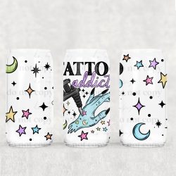 Tattoo Addict UV DTF Can Wrap