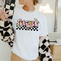 Teacher Iced Coffee DTF Transfer