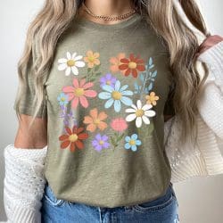 Wildflowers Collage DTF Transfer